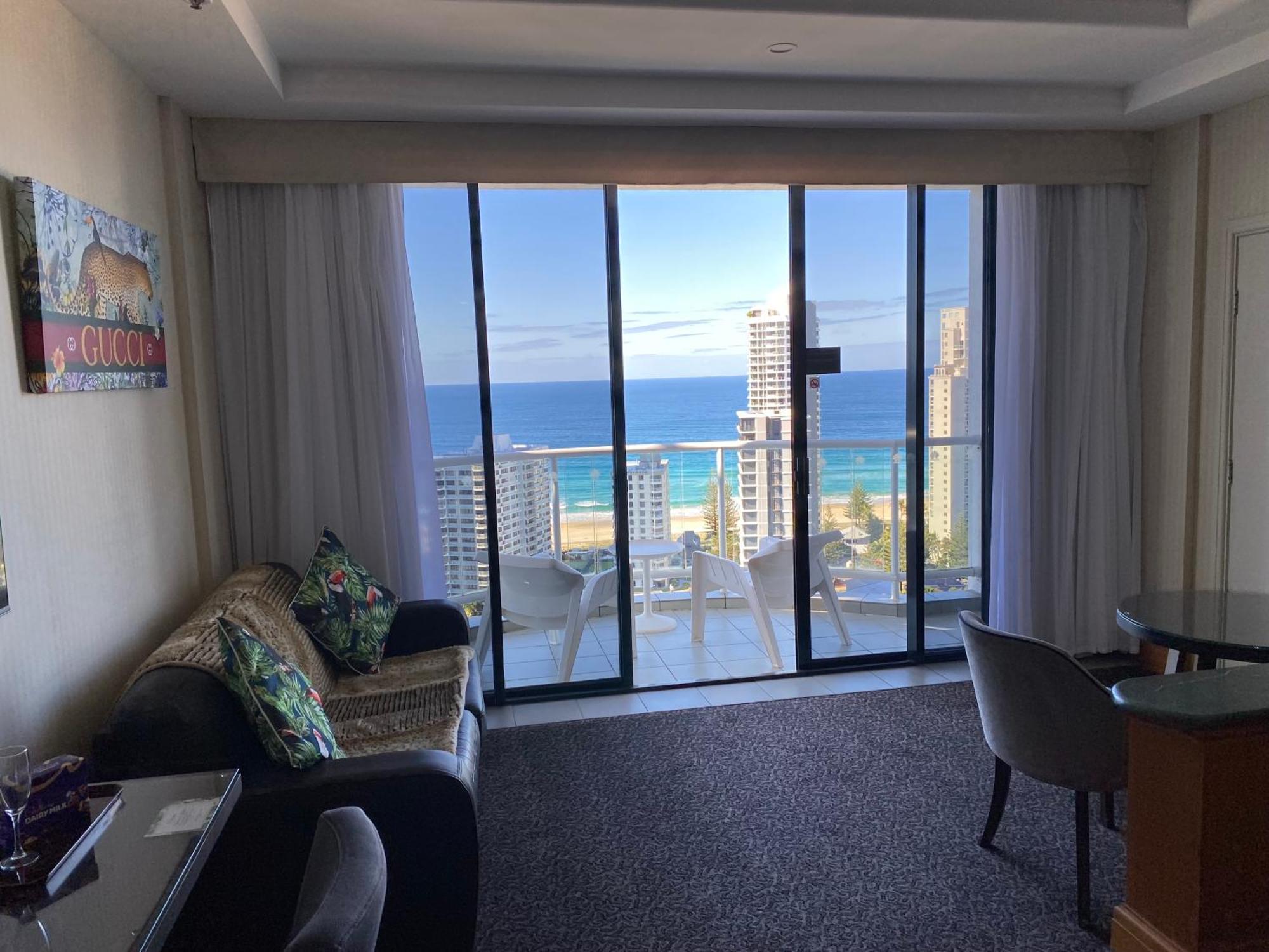 Luxury Privately Owned Ocean View Studio Apartments At O4Ks Gold Tower Gold Coast Bagian luar foto